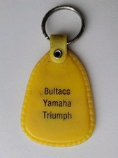 CLINT'S BOULDER COLORADO VINTAGE KEYCHAIN KEY FAB BULTACO YAMAHA TRIUMPH