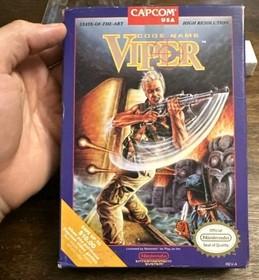 Code Name: Viper (Nes)(1990) CIB. Game, Box, Manual & Box Protector. Free Ship!