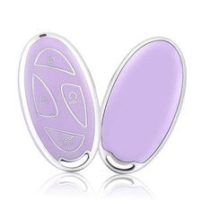 Key Fob Cover for Hyundai Special Key Fob Case Cover Holder for Silver Purple