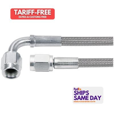 Allstar ALL46304-6, One 6In #3 Line -3 Str/-3 90 Deg Tube Style Performance Part