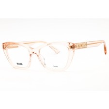 Moschino Women's Eyeglasses Pink Plastic Cat Eye Full Rim Frame MOS629 0FWM 00