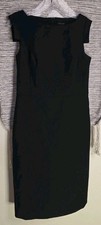 Ann Taylor- Black Cocktail Dress, Midi , Women's Size 4