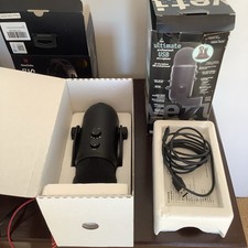 Yeti Blackout USB Professional Microphone OneOdie Studio Headphones