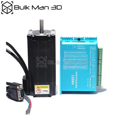 57HSE 3NM Stepper Motor with HBS57 Closed-loop Stepper Motor Driver for CNC