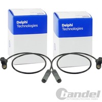 2X Delphi ABS-SENSOREN Hinten Vorne Hinten Passend FÜR Bmw 3 Links+Rechts |