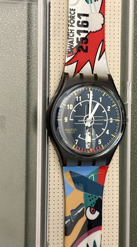 IN ORIGINAL BOX Vintage 1994 Swatch Watch Sky Heroes Model GM704