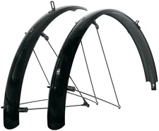 SKS B60 Bluemels Full Coverage Aluminum Fender Set - 60mm, 26" Bike Mudguards