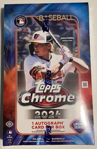 2024 TOPPS CHROME UPDATE SERIES BASEBALL HOBBY BOX