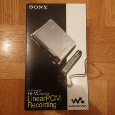 Sony MZ-RH1 Hi-MD Walkman Portable MD Recorder Silver