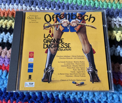 Offenbach La Grande Duchesse de Gerolstein CD Opera Eclate 1996 Live France