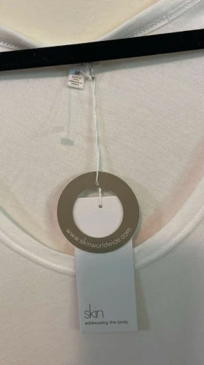 Vestido asimétrico Skin Organics Eveline, $165 nuevo con etiquetas, talla mediana, 914 Foto 4 de 4