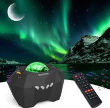Cadrim Star Galaxy Projector w/ Bluetooth Speaker & Remote Aurora Lights