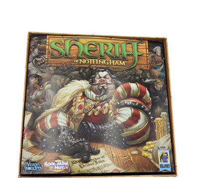 Sheriff of Nottingham Board Game Arcane Wonders Complete Dice Tower Essentials
