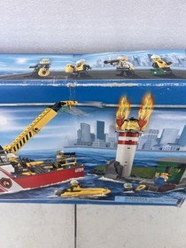 LEGO 60109 City Fire Boat New Opened Damaged Box - Bags Sealed