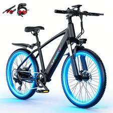 26'' Electric Bike for Adults, 1500W Motor Ebike, 7-Speed 25MPH 65Miles Range