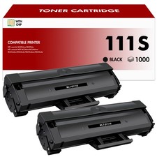 2 Pack MLT-D111S 111S Toner Cartridge For Samsung Xpress M2070FW M2070W Printer
