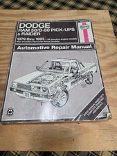 1979-1993 Ram 50 D50 Dodge Raider Plymouth Arrow Haynes Manual Repair Manual 1979-1993 Ram 50 D50 Dodge Raider Plymouth Arrow Haynes Manual Repair Manual