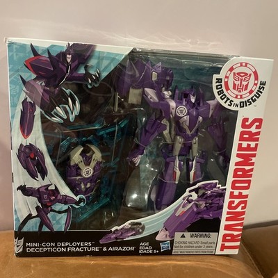 Transformers Robots in Disguise Mini-Con Deployers Decepticon Fracture & Airazor