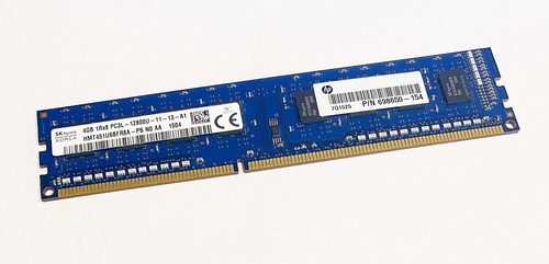 4GB HP 698650-154/SK Hynix PC3L-12800U 1600MHz DDR3 Non-ECC Computer Arbeitsspeicher