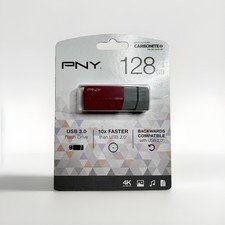 PNY USB 3.0 Flash Drive 128GB Red NEW