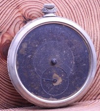 SWISS MEN'S POCKET WATCH 49mm RUNS FOR REPAIR JF 