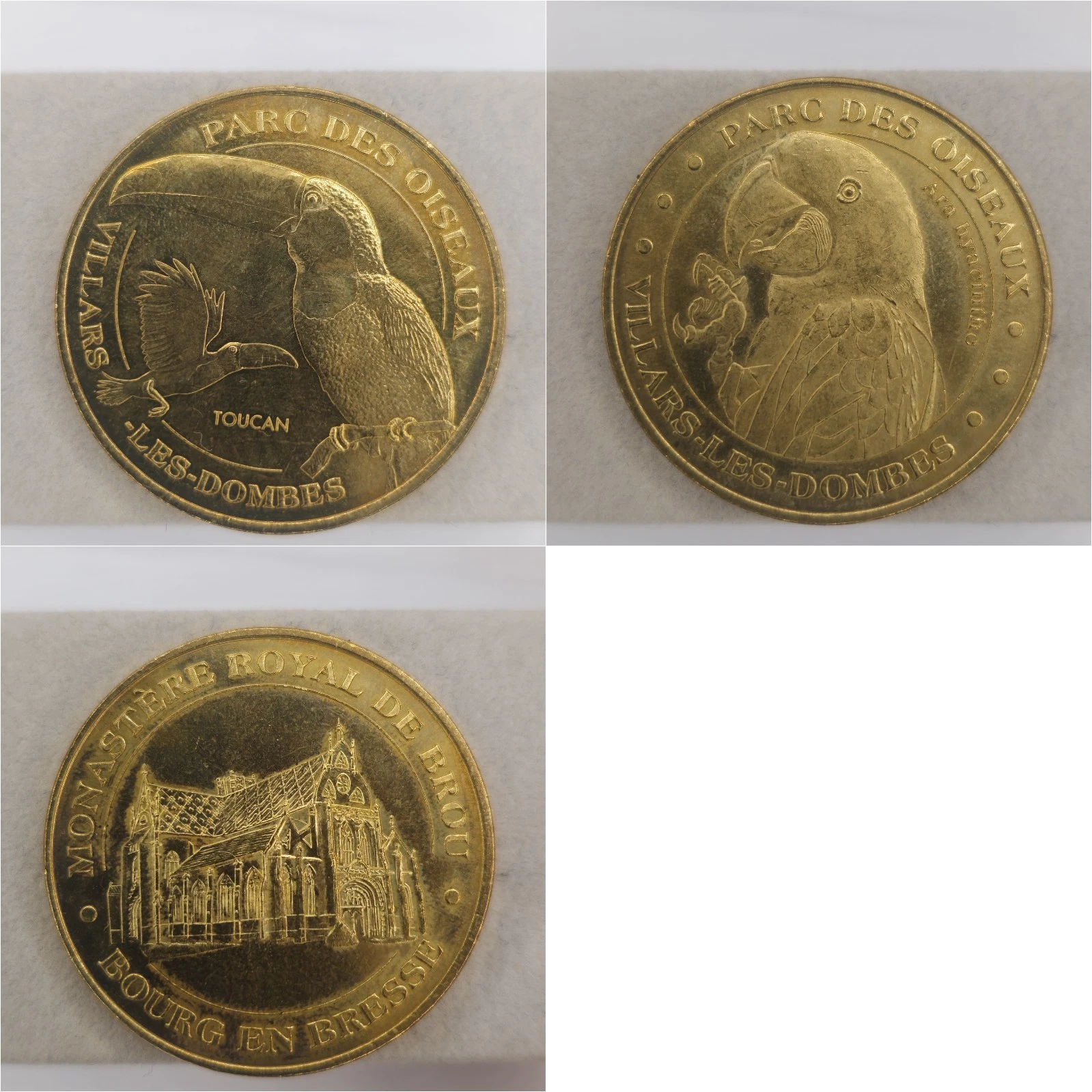 Ain 01 - Lot Jetons Touristiques Médailles Souvenirs Monnaie de Paris