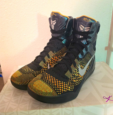 Original 2014 Nike Kobe 9 Elite Inspire Basketball Shoes Size 10.5 Mens
