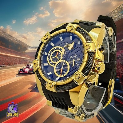 Invicta Bolt 26818   Chronograf Armbanduhr Herren   Neue Batterie  
