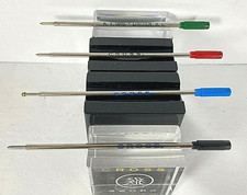 REAL CROSS BRAND BALLPOINT PEN REFILLS- BLACK BLUE RED GREEN - FAST USA SHIPPING