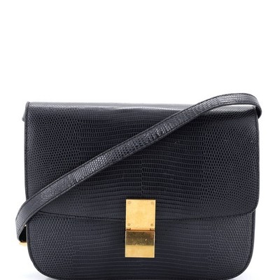 Celine Classic Box Bag Lizard Medium