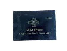 Cummins Industrial Tools No. 5055 22 PCs Titanium Hole Saw Set VERY RARE