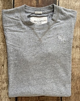 VINTAGE ABERCROMBIE & FITCH MUSCLE T-SHIRT Y2K MULTI MENS XXL EXCELLENT