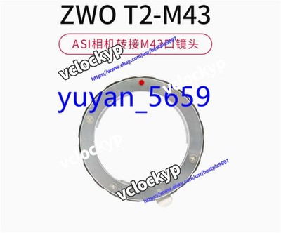 1PCS NEW FOR ZWO Adapter ring fits ASI camera with M43 port lens T2-M43 #3159 LY