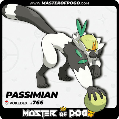   TRADE - Complete POKEDEX   | #766 - PASSIMIAN · Pokémon GO