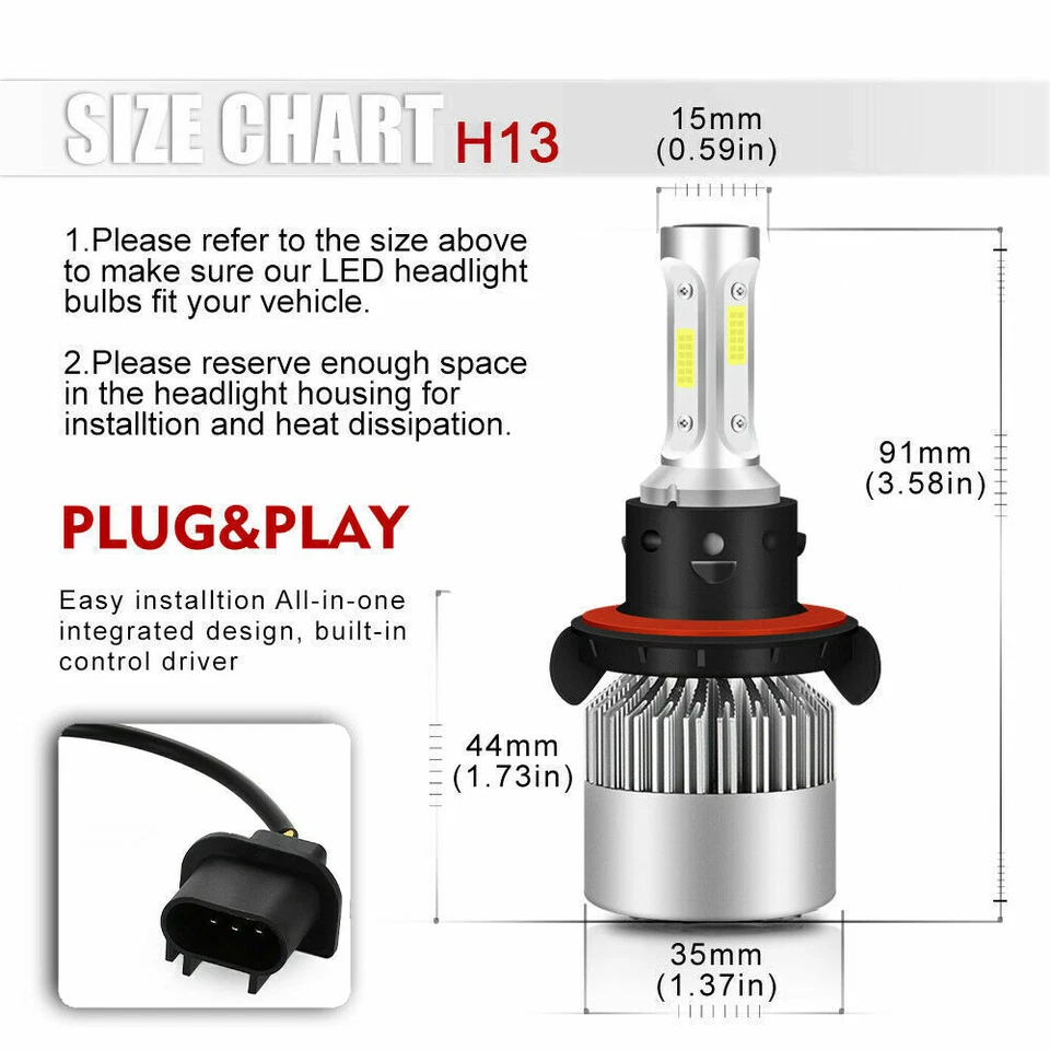 Для Jeep Liberty 2008-2012 светодиодные фары Hi/Lo + противотуманные фары 4 лампы комбинированный набор A + - Изображение 2 из 4