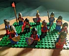 Vintage LEGO Lot 80s Castle Knights Town Figures Antique Parts