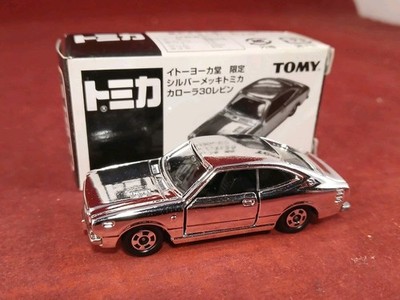 Tomica Ito Yokado Toyota Corolla 30 E30 Chrome Mint New W/black Box Japan #108