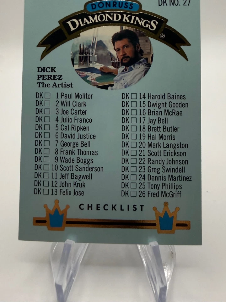 Donruss Diamond Kings 1992 individuales - tú eliges - béisbol Foto 2 de 4