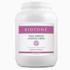 BIOTONE Dual-Purpose Massage Cr me. 128 Oz. Free ship US stock