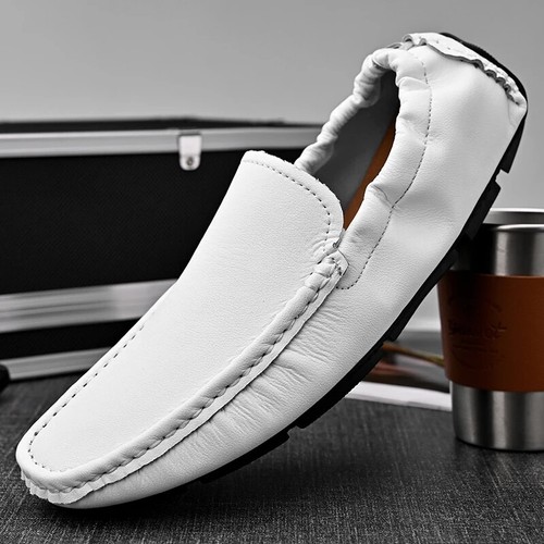 Men's Casual Shoes Soft Loafers Breathable Moccasins Slip-on Driving Shoes - Picture 15 of 29