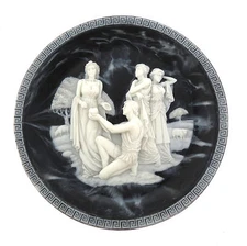 The Judgement of Paris Incolay Stone Plate Bradford Exchange Ltd Edition