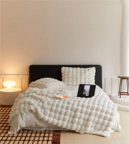 Winter Plüsch Decke Warm Super Weich Decken Bett Sofabezug Flauschig Überwurf - Bild 19 von 27