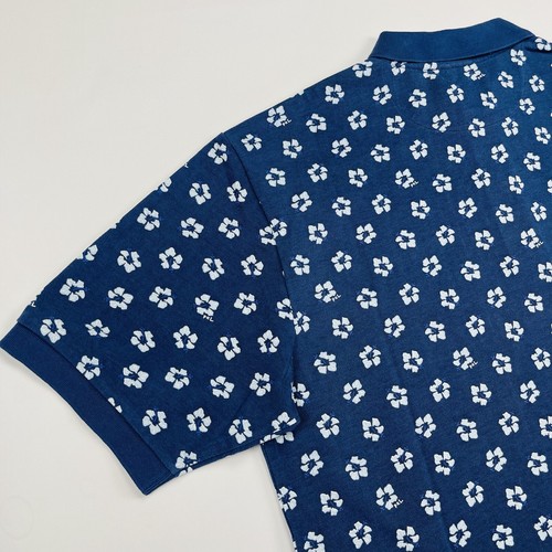 Polo Ralph Lauren Talla LT Para Hombres Floral Azul Camisa Grande Alta Hibisco AOP - Imagen 13 de 18