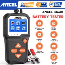 ANCEL BA301 Car Battery Tester 12V Load Tester Charging System Digital Analyzer