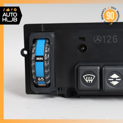 Mercedes W126 420SEL AC A/C Heater Climate Control Switch 1268301085 OEM - Picture 8 of 12