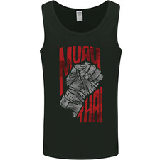 Muay Thai Fighter Fist MMA Martial Arts Mens Vest Tank Top