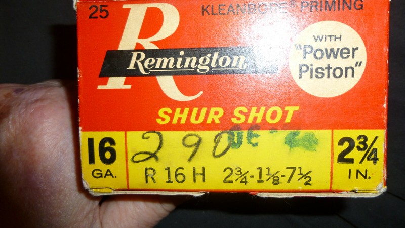 Vintage Remington shur shot  field load shotgun shell box ONLY