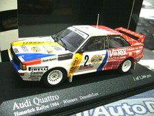AUDI Quattro Rallye Hunsrück 1984 Winner Demuth SMS Votex #2 Minichamps 1:43 