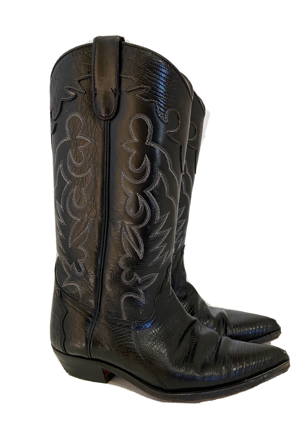 Aldo Womens Black Western Cowboy Boots 