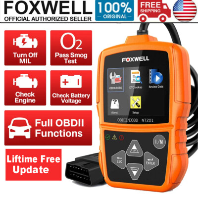 Foxwell NT201 Automotive OBD2 Scanner OBD Car Code Reader Diagnostic Scan Tool 